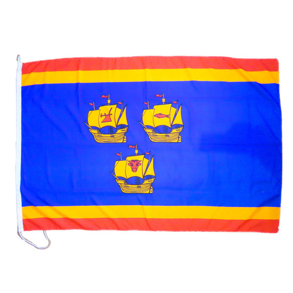 Nordfriesland Hissflagge mit 3 Koggen